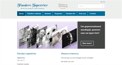 Desktop Screenshot of flanders-tapestries.com